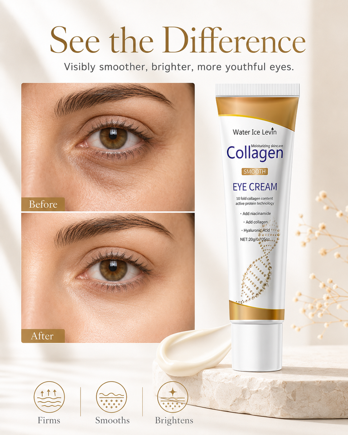 Rested Glow - Nightly Collagen Eye & Face Cream