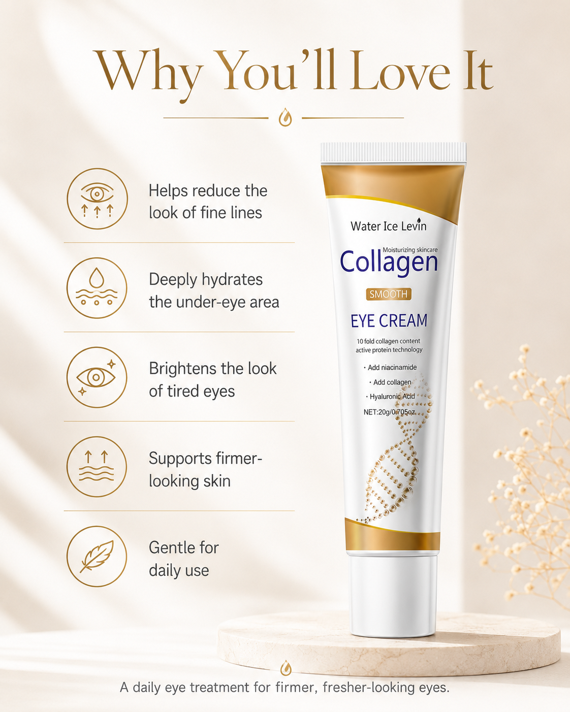 Rested Glow - Nightly Collagen Eye & Face Cream