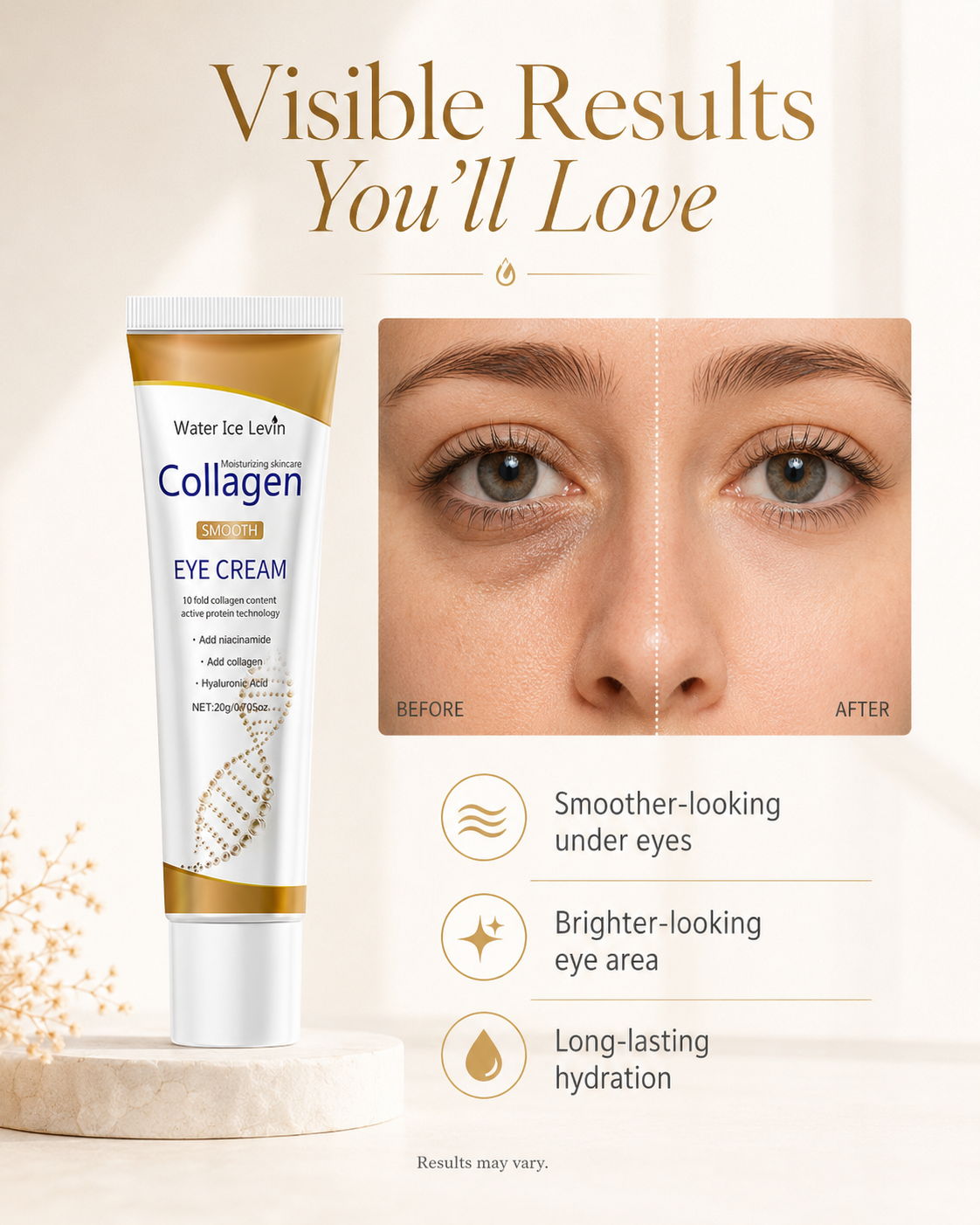 Rested Glow - Nightly Collagen Eye & Face Cream